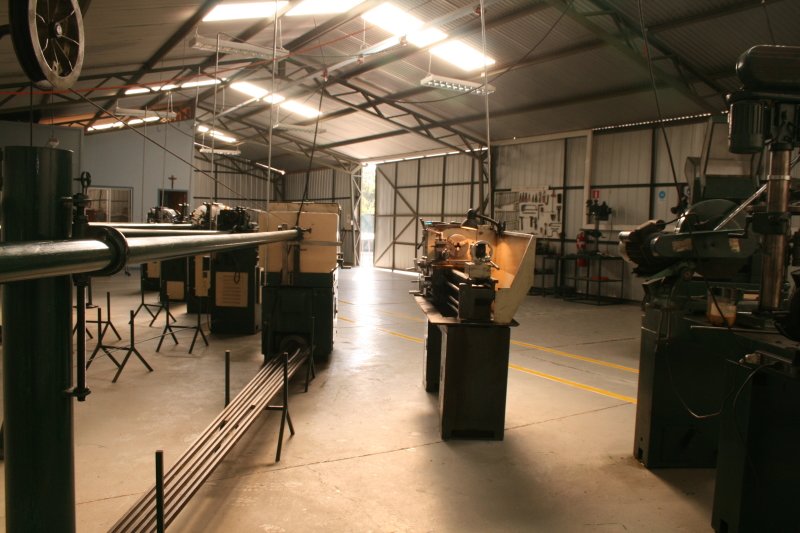 Interior del taller de Tornomatica en Alto Jahuel
